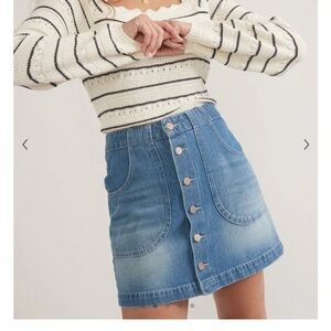 NWT Marine Layer denim mini skirt size 4